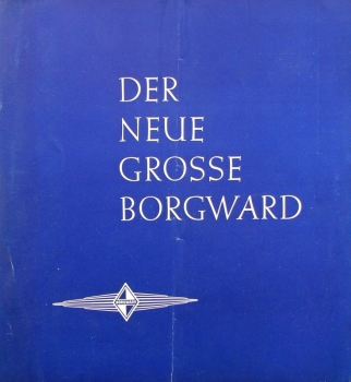 Borgward Airswing P 100 Modelprogram 1960 Carbrochure (8265)